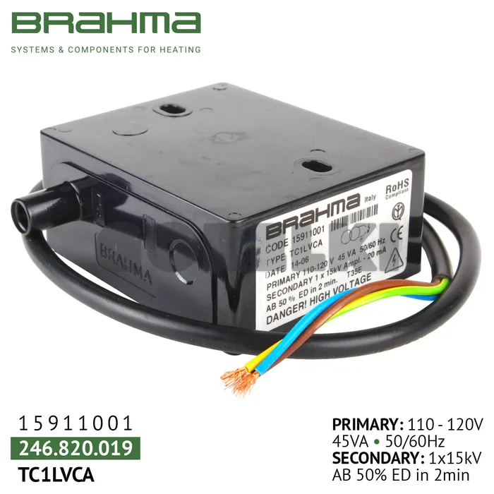 Трансформатор Brahma TC1LVCA 15911001