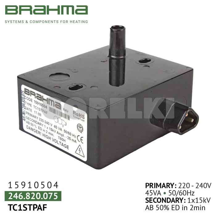 Трансформатор Brahma TC1STPAF 15910504