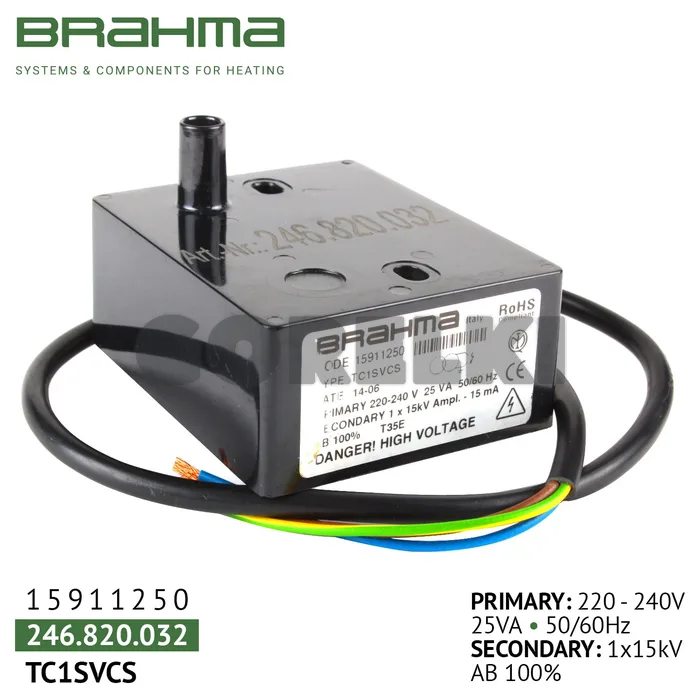 Трансформатор Brahma TC1SVCS 15911250