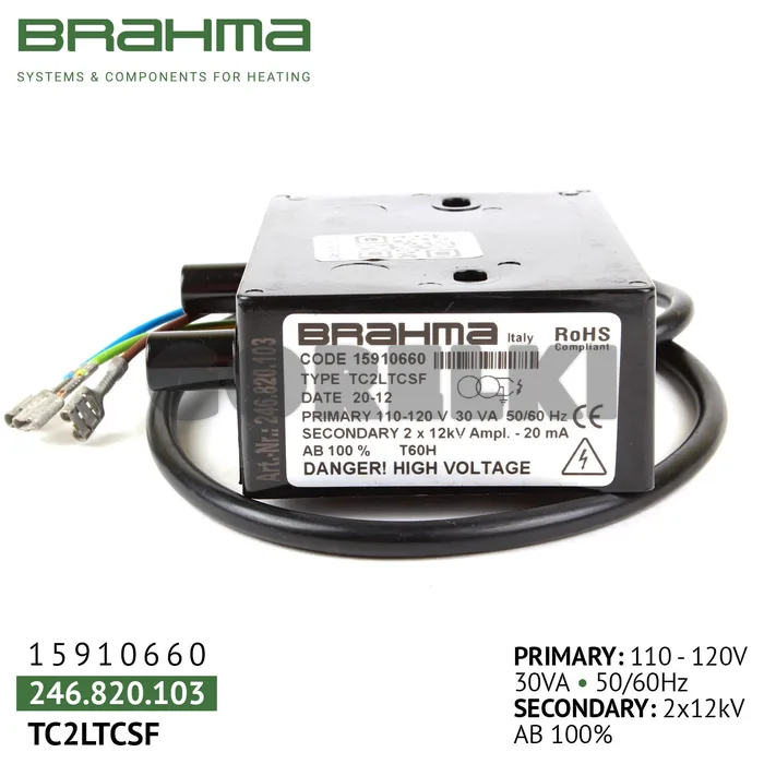 Трансформатор Brahma TC2LTCSF 110-120V 15910660