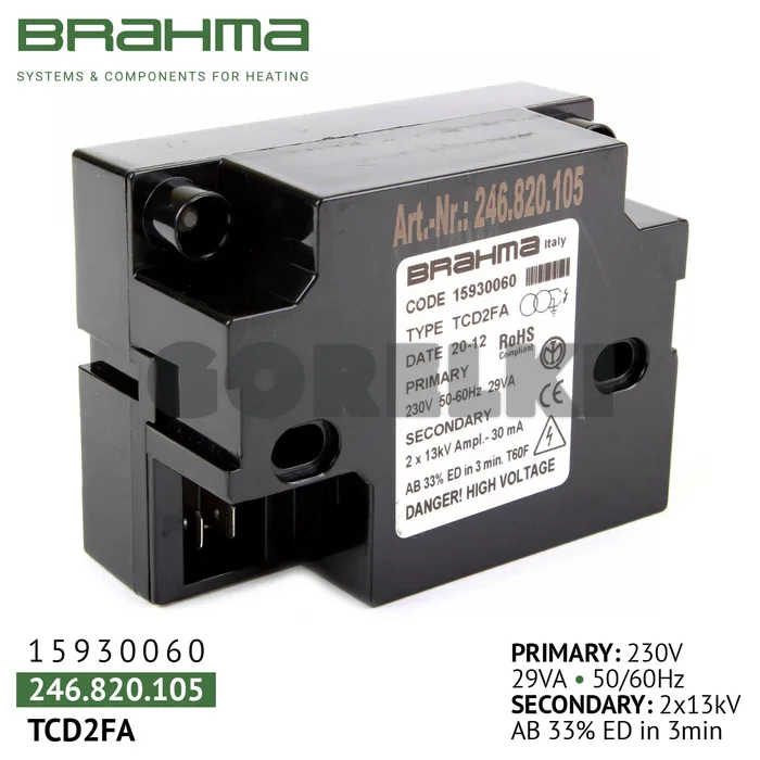 Трансформатор Brahma TCD2FA 15930060