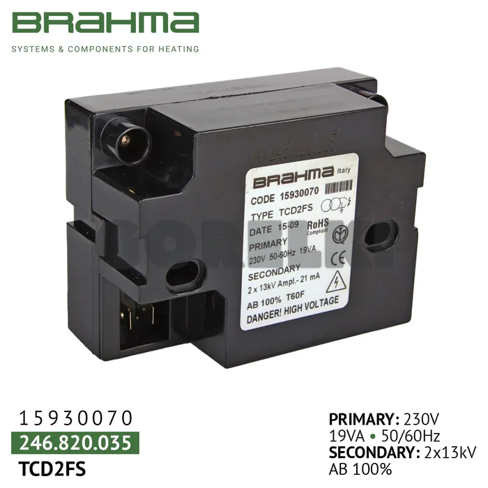 Трансформатор Brahma TCD2FS 15930070