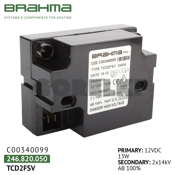 Трансформатор Brahma TCD2FSV C00340099