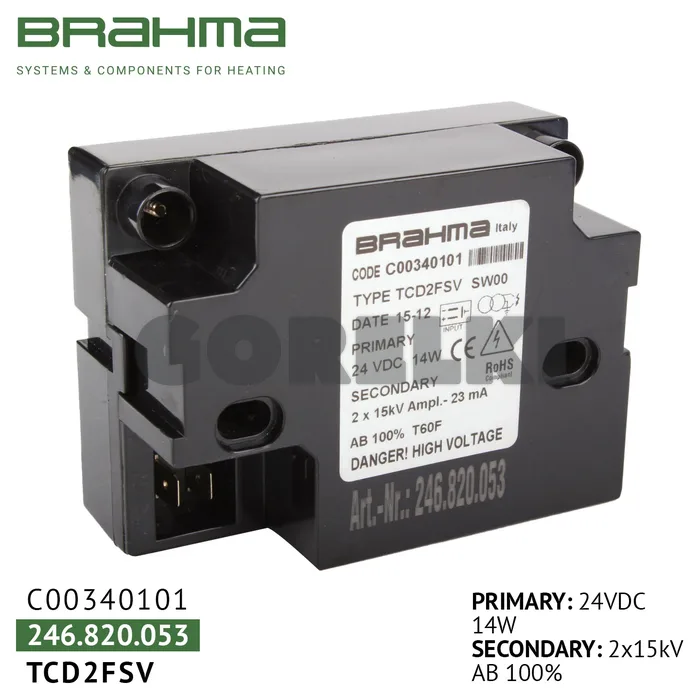 Трансформатор Brahma TCD2FSV C00340101