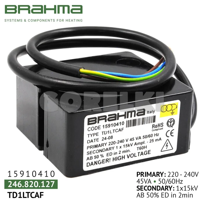 Трансформатор Brahma TD1LTCAF 15910410