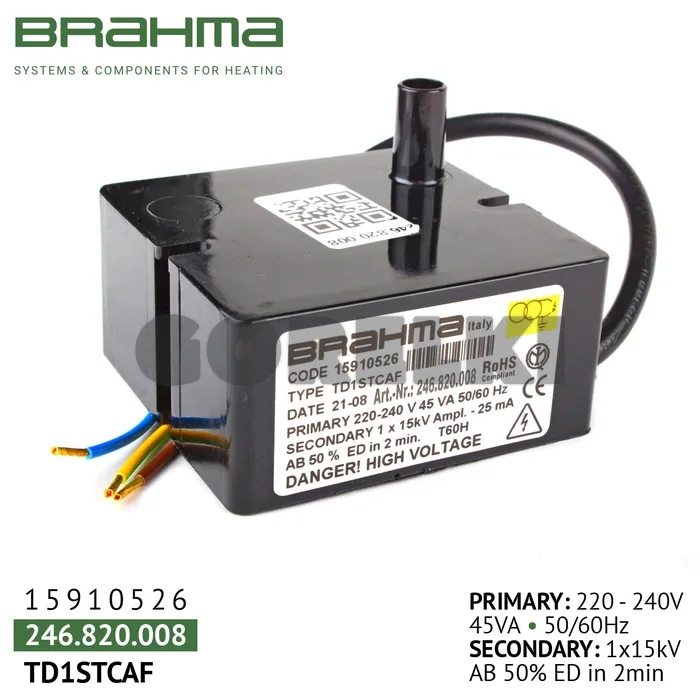Трансформатор Brahma TD1STCAF 15910526