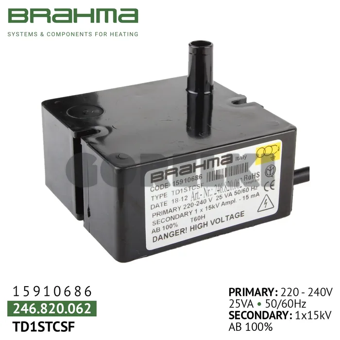 Трансформатор Brahma TD1STCSF 15910686