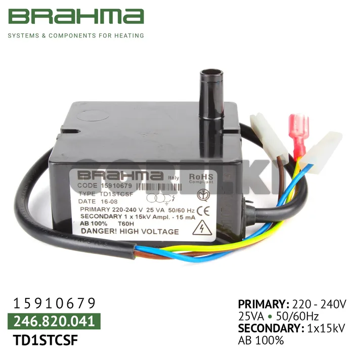Трансформатор Brahma TD1STCSF 15910679