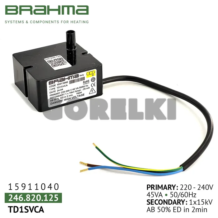 Трансформатор Brahma TD1SVCA 15911040