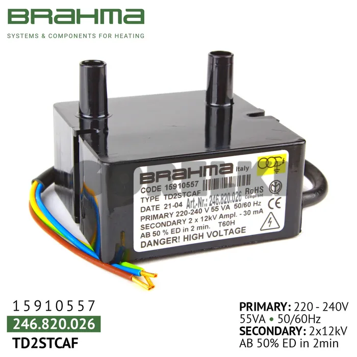 Трансформатор Brahma TD2STCAF 15910557