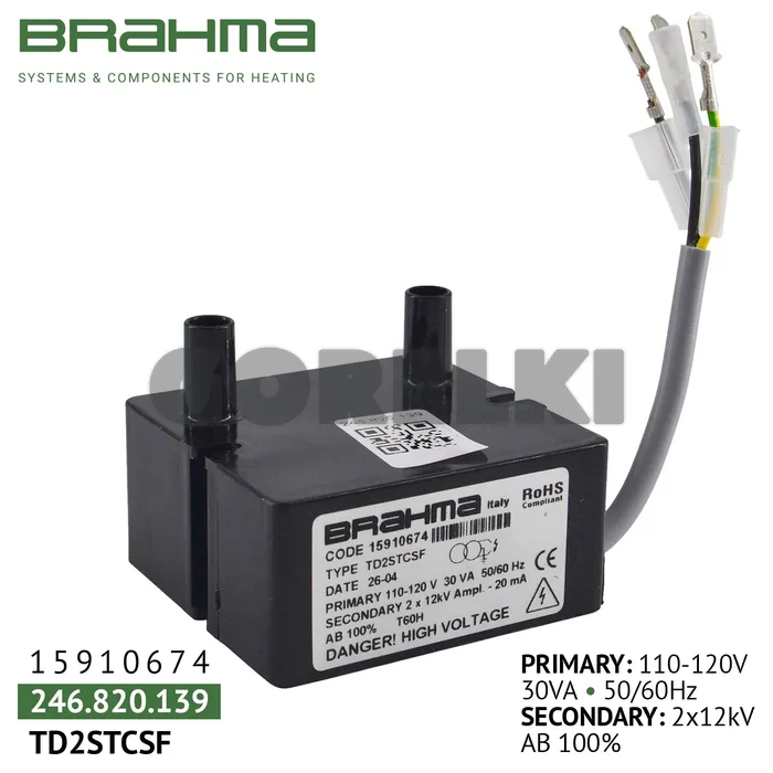 Трансформатор Brahma TD2STCSF 15910674