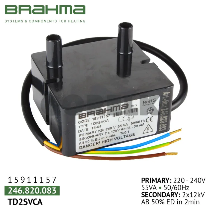 Трансформатор Brahma TD2SVCA 15911157