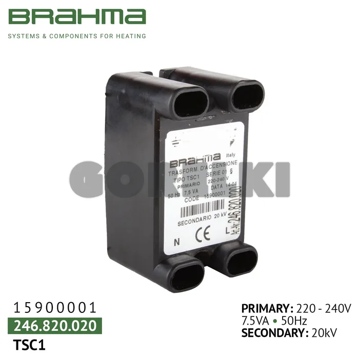 Трансформатор Brahma TSC1 15900001