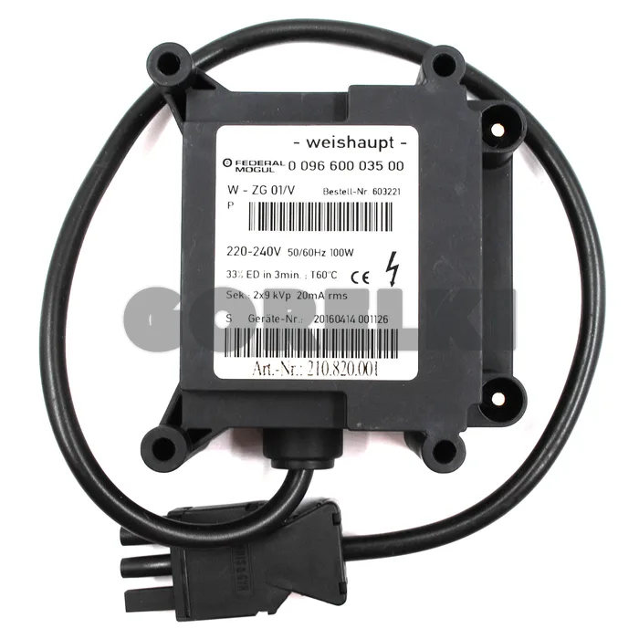 Трансформатор W-ZG 01/V Weishaupt We603221 0096600035