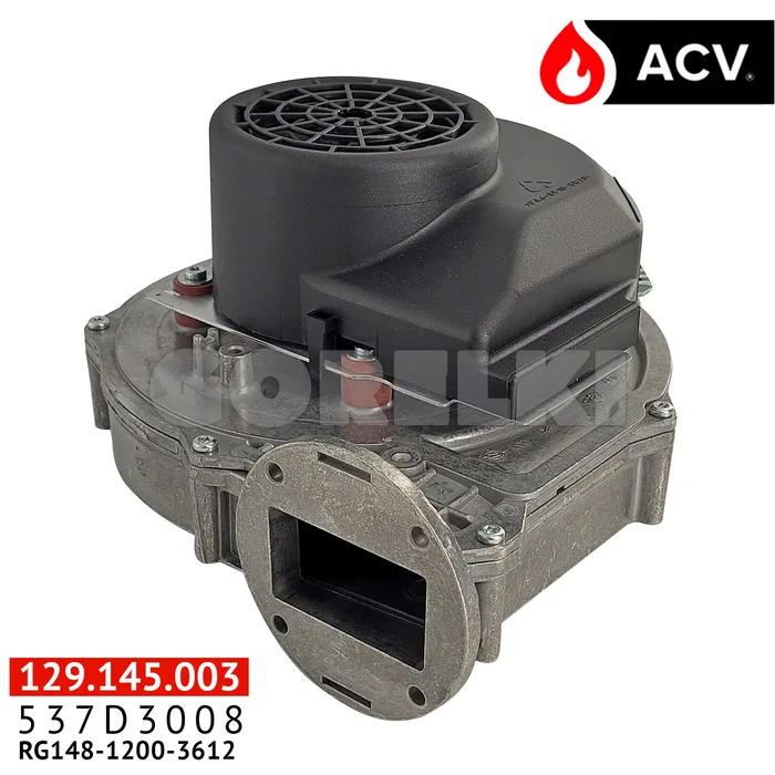 Вентилятор 537D3008 для ACV BG2000 с RG148/1200-3612-010207, 55667.21301 для газового котла
