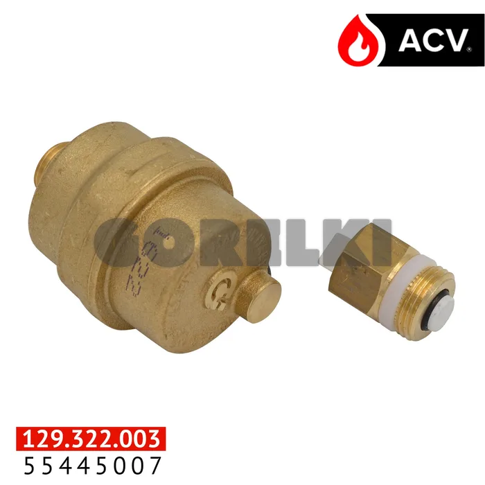 Воздушный клапан ACV 3/8" автоматический 55445007 для газового котла
