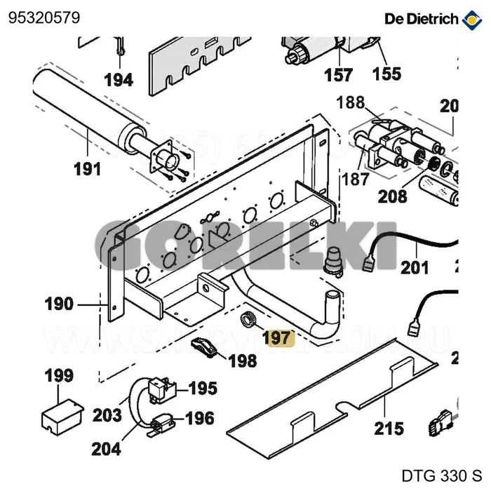Ввод кабельный ref 2100 heyco De Dietrich 95320579 для газового котла