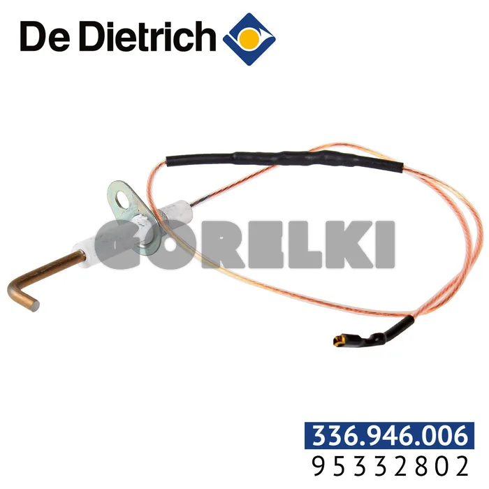 Запальный электрод De Dietrich 95332802 для газового котла