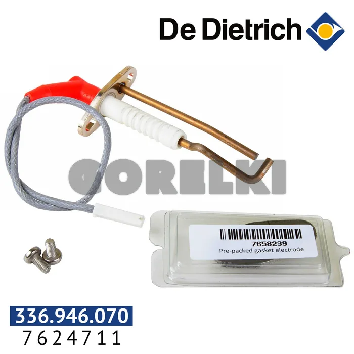 Запальный электрод De Dietrich 7624711 для газового котла