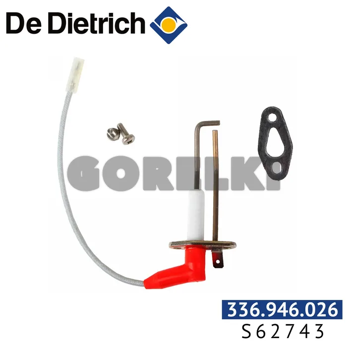 Запальный электрод De Dietrich S62743 для газового котла
