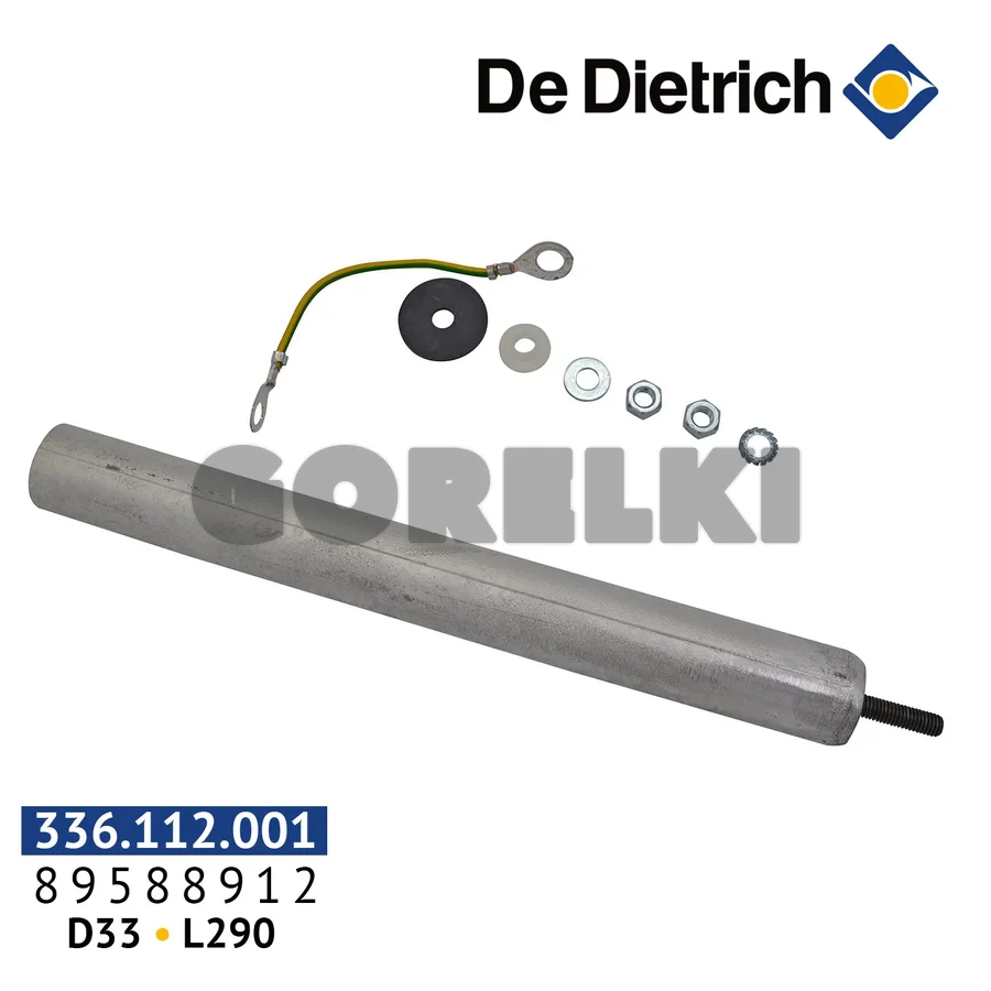 Анод De Dietrich D33 L290 в сборе 89588912 для газового котла