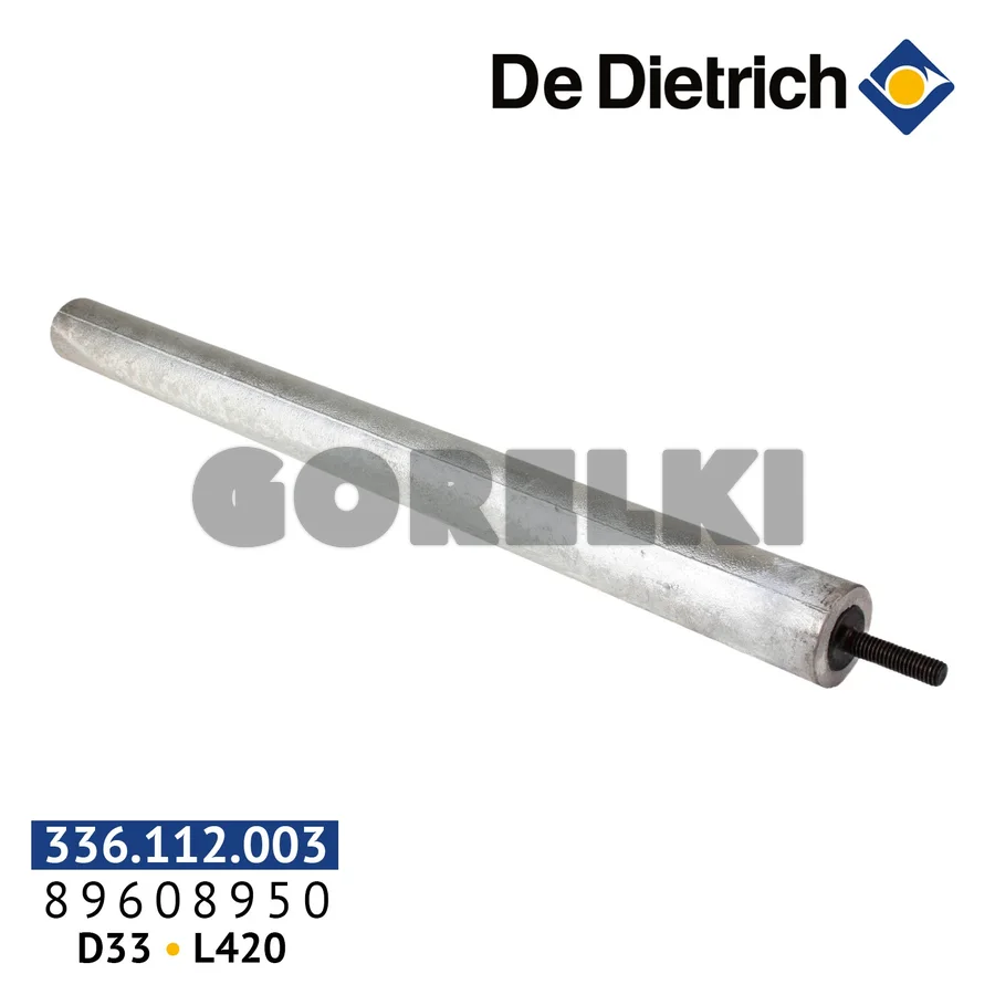Анод De Dietrich D33 L420 в сборе 89608950 для газового котла