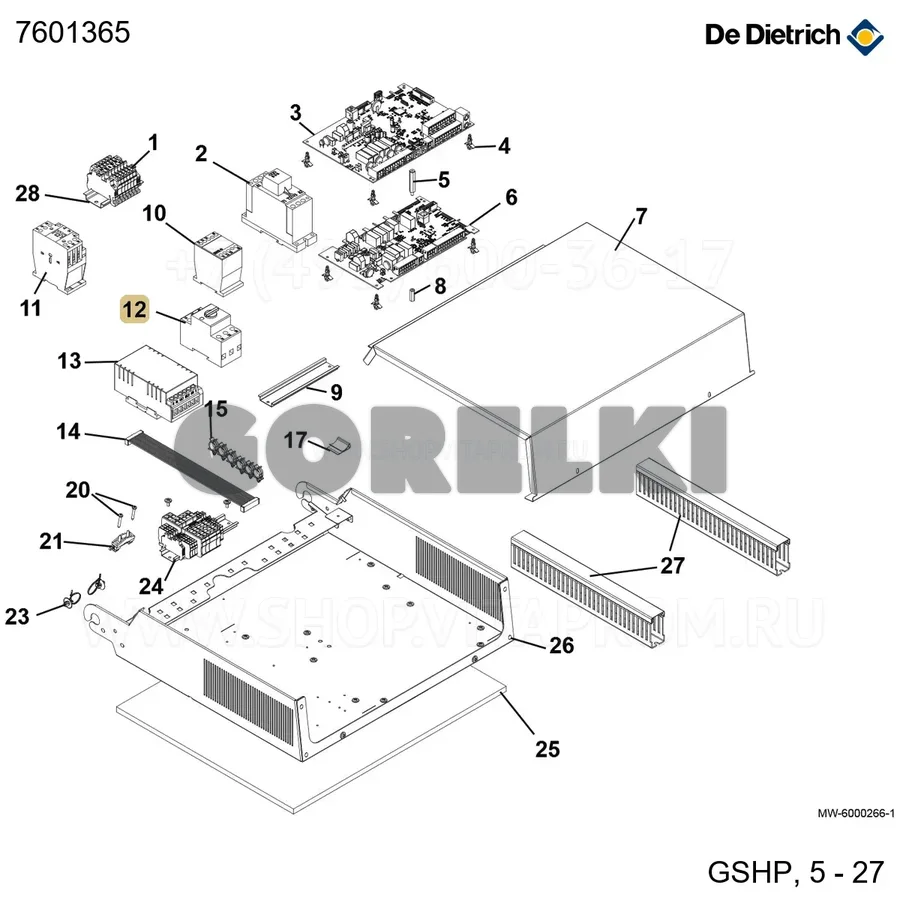 Автоматический выключатель pkzm0-32 De Dietrich 7601365 для газового котла