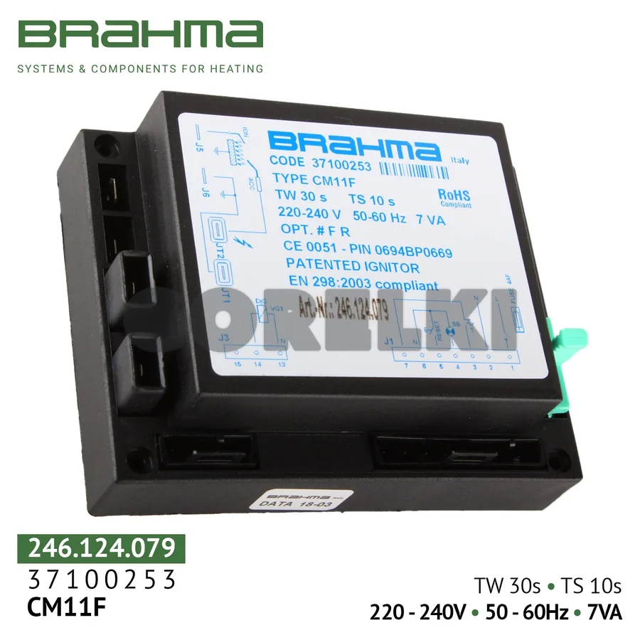 Блок управления Brahma CM11F 37100253