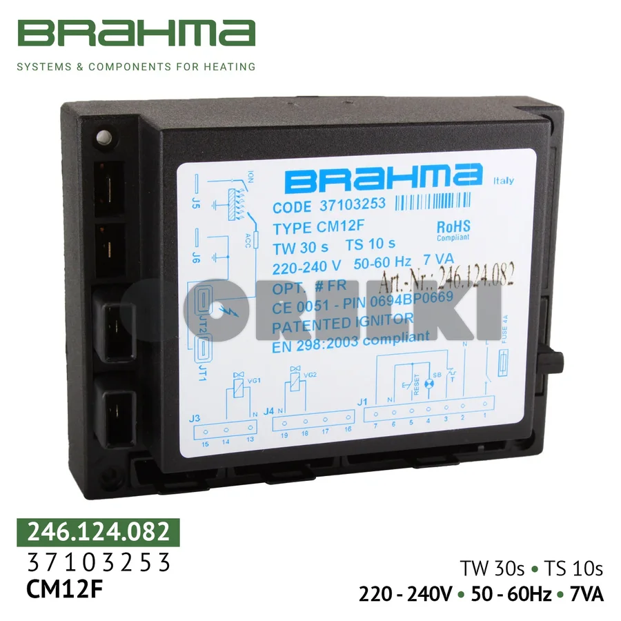 Блок управления Brahma CM12F 37103253