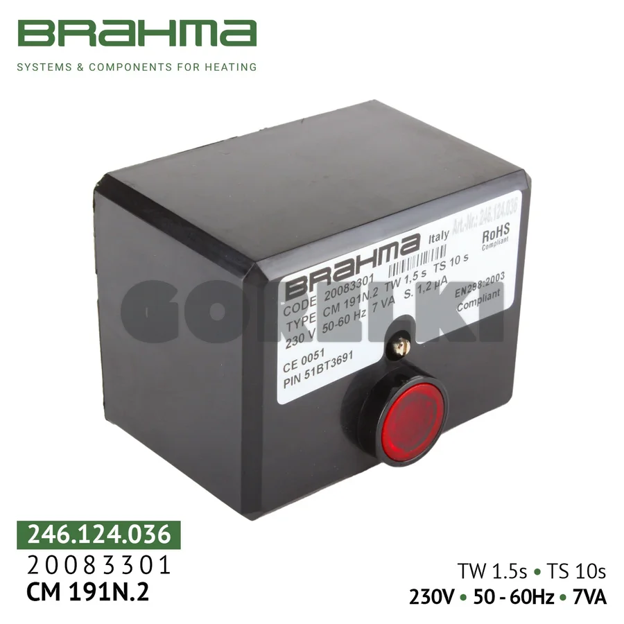 Блок управления Brahma CM191N.2 20083301