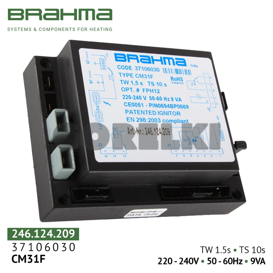 Блок управления Brahma CM31F 37106030