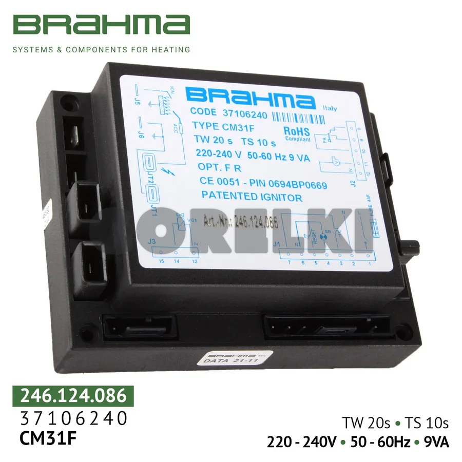 Блок управления Brahma CM31F 37106240