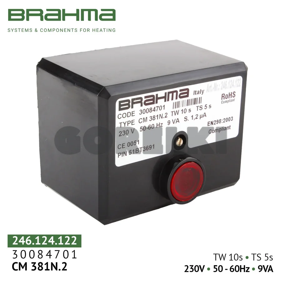 Блок управления Brahma CM381N.2 30084701