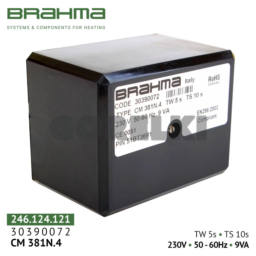 Блок управления Brahma CM381N.4 30390072