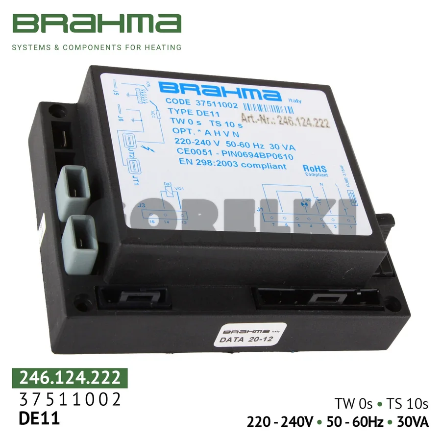 Блок управления Brahma DE11 37511002