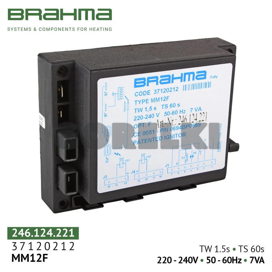 Блок управления Brahma MM12F 37120212