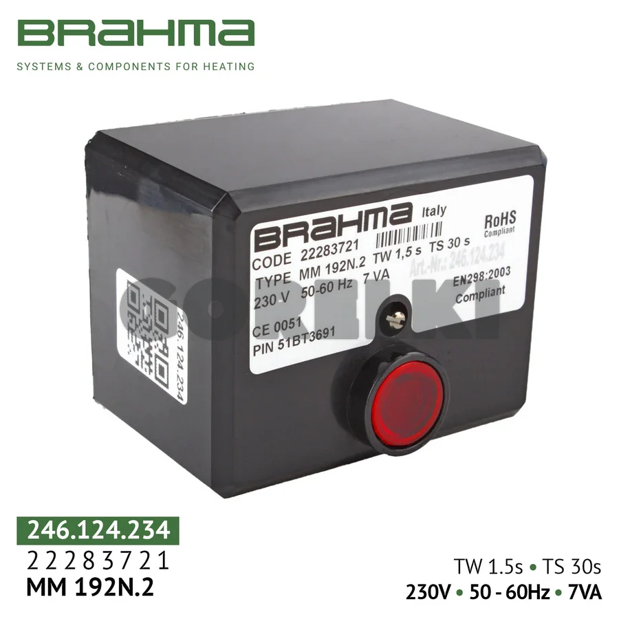 Блок управления Brahma MM192N.2 22283721