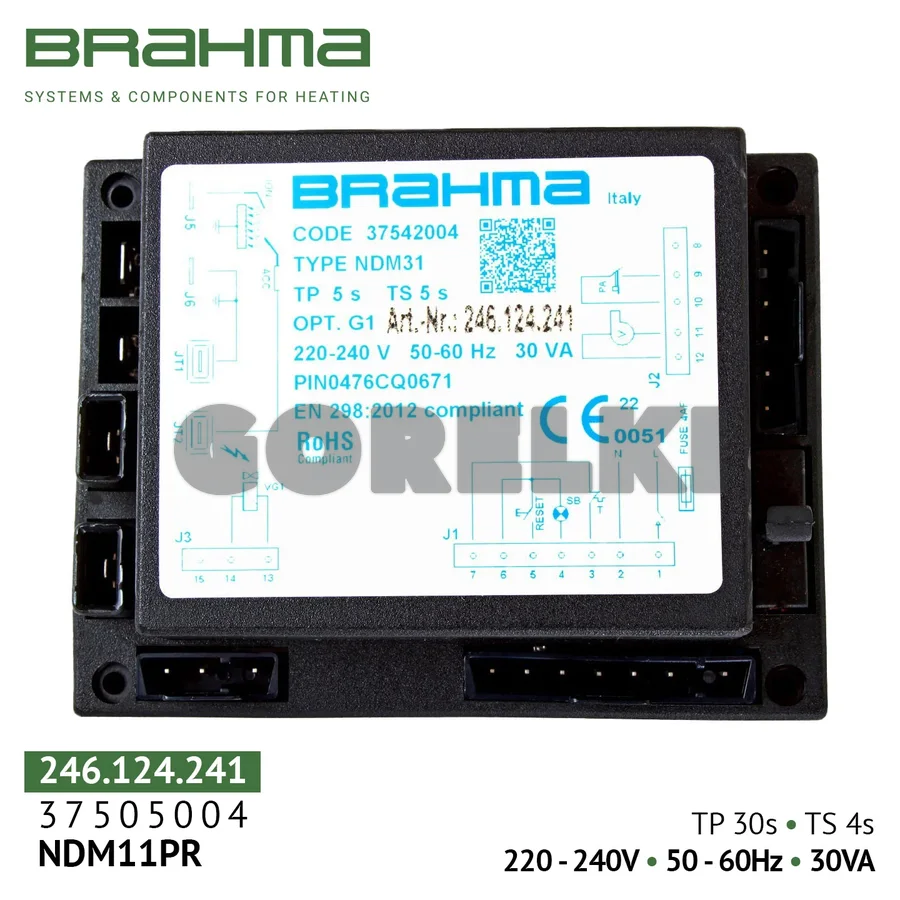 Блок управления Brahma NDM31 37542004