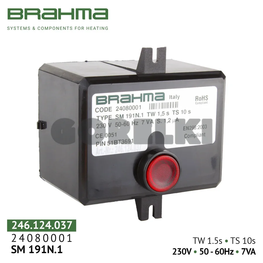 Блок управления Brahma SM191N.1 24080001