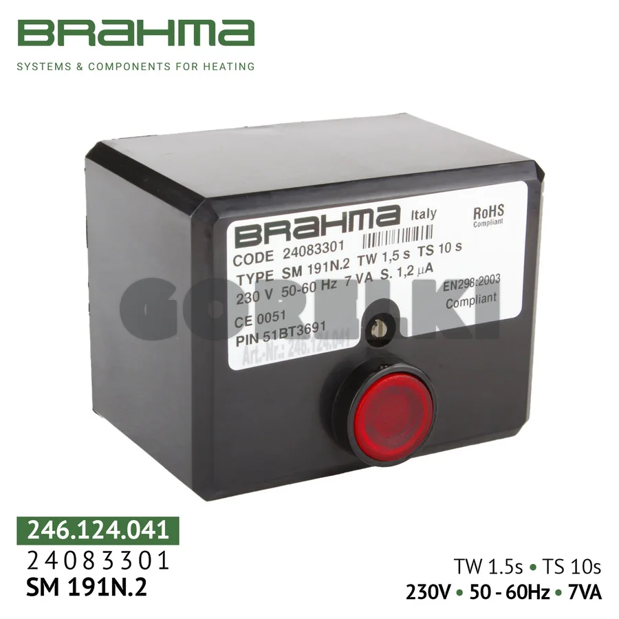 Блок управления Brahma SM191N.2 24083301