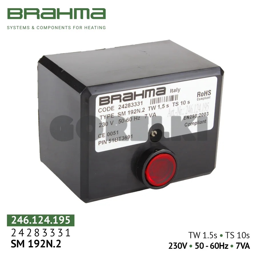 Блок управления Brahma SM192N.2 24283331
