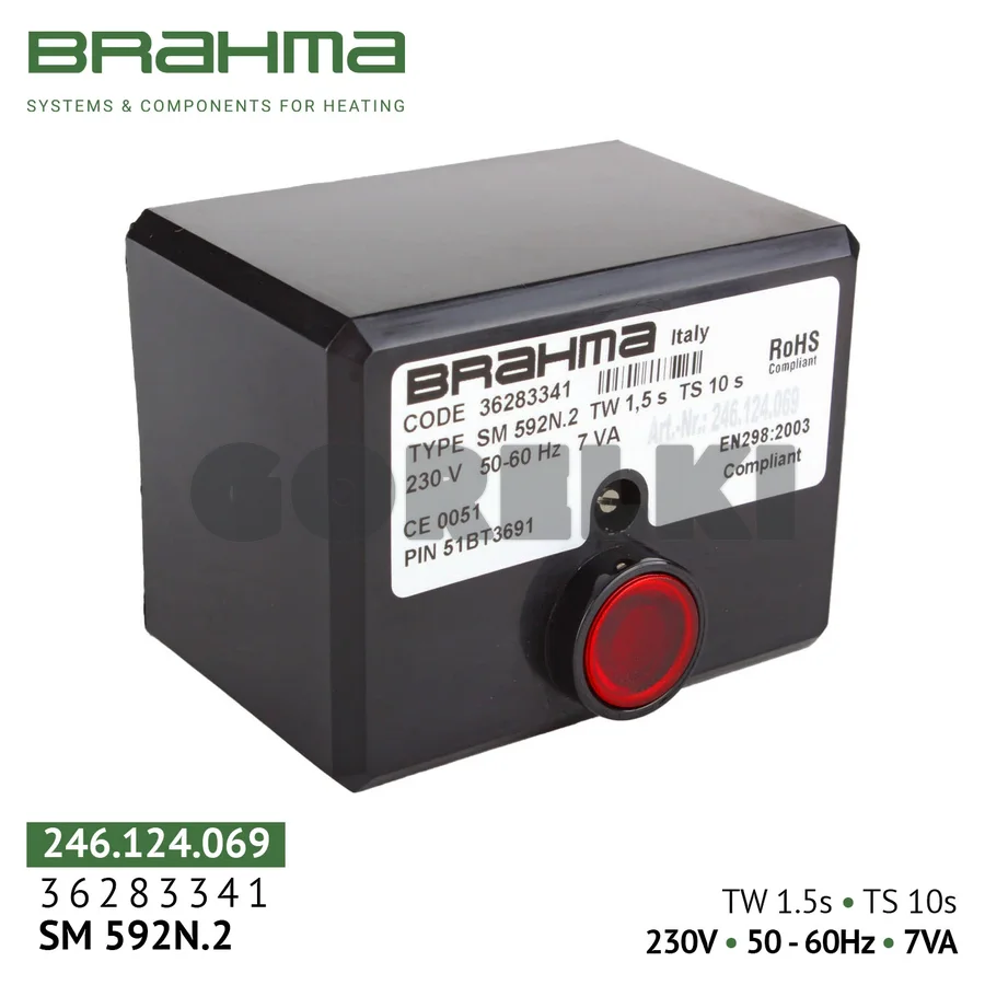 Блок управления Brahma SM592N.2 36283341