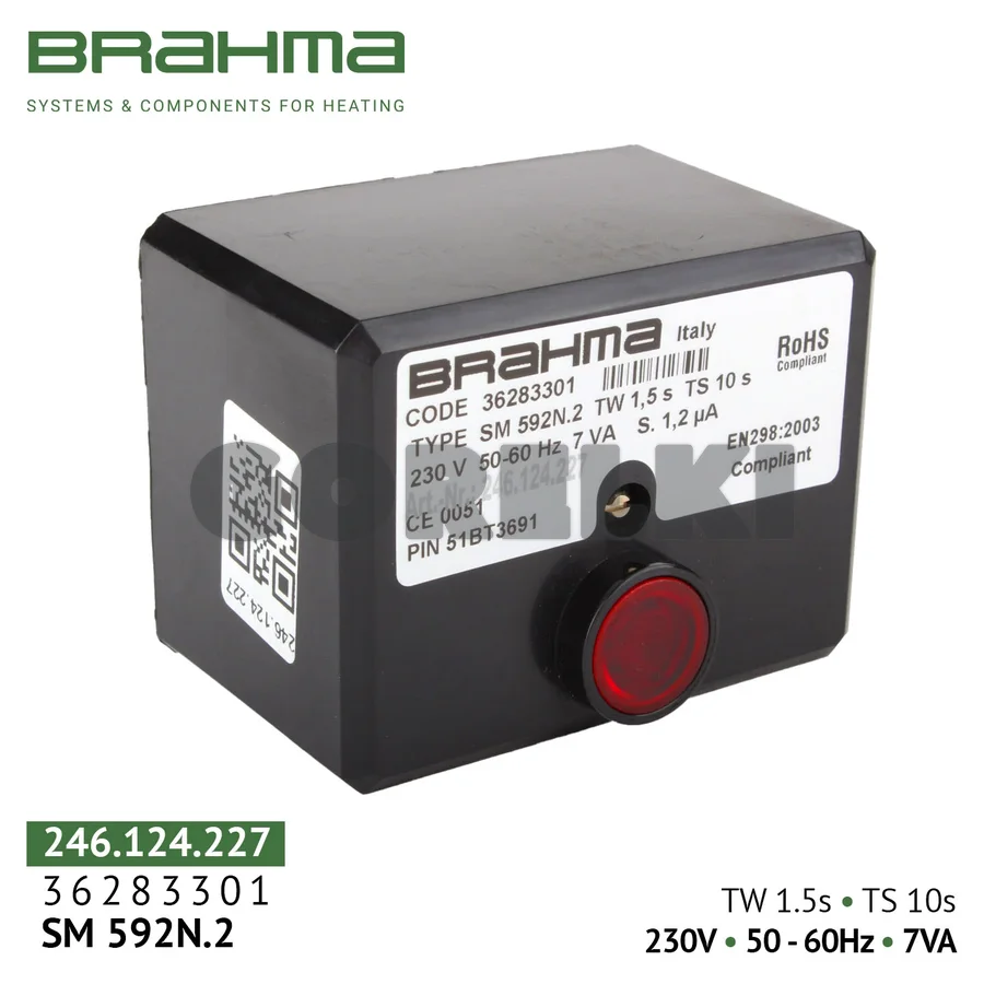 Блок управления Brahma SM592N.2 36283301