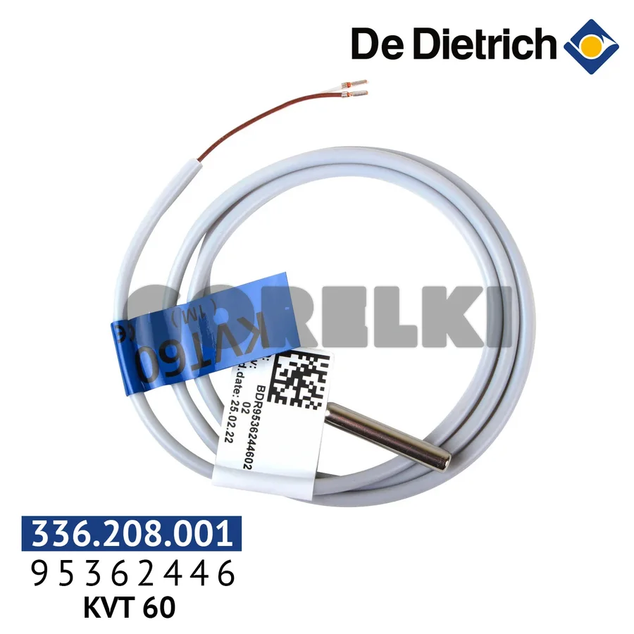 Датчик De Dietrich KVT 60 дл. 1 м 95362446 для газового котла