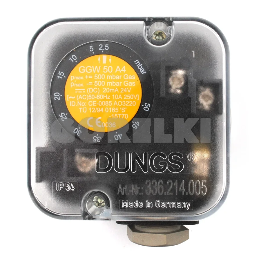 Датчик-реле давления Dungs GGW50A4