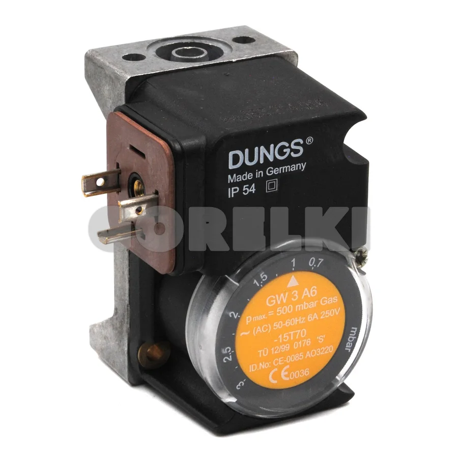 Датчик-реле давления Dungs GW3A6