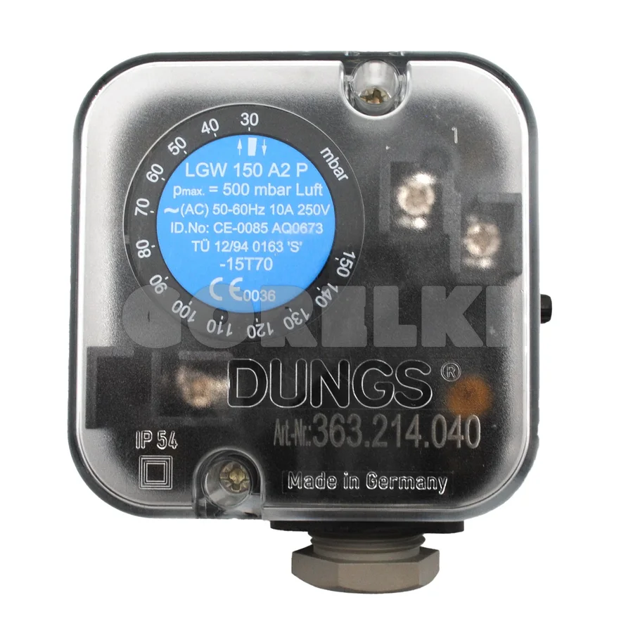 Датчик-реле давления Dungs LGW150A2P