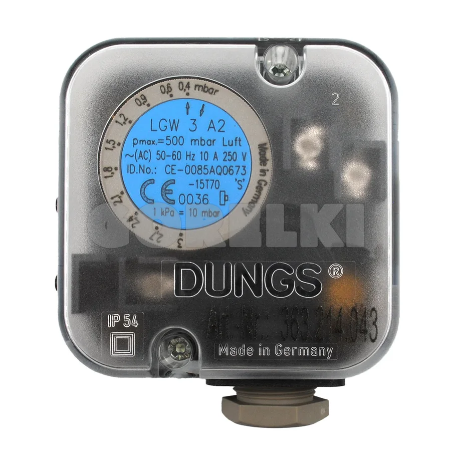 Датчик-реле давления Dungs LGW3A2