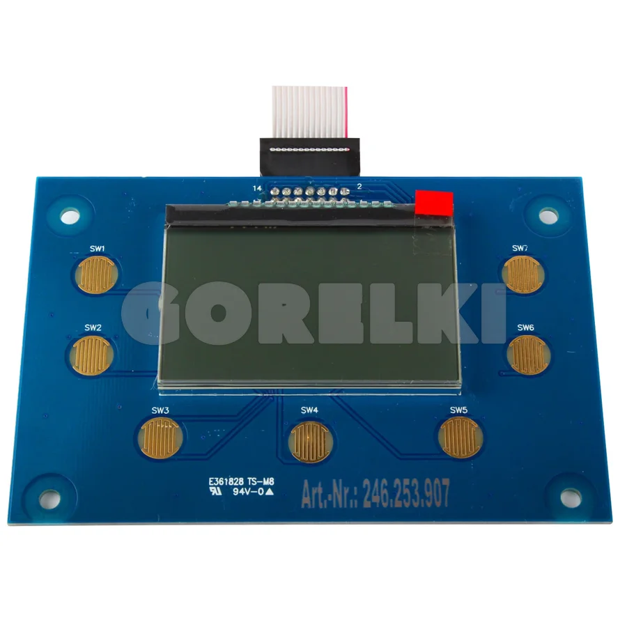 Дисплей Brahma LCD8.B7P 16021180 для газового котла