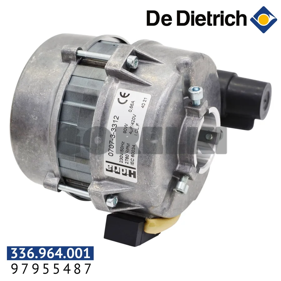 Электродвигатель De Dietrich Rotomatika 90 Вт 97955487 для газового котла